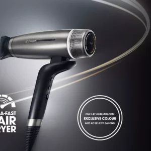 NEW GHD SPEED IONIC HAIR DRYER IN TITANIUM BLACK