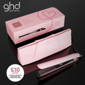 GHD GOLD HAIR STRAIGHTENER 26mm PLATE DUSTED PINK